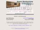 Website Snapshot of Expert Woodworking